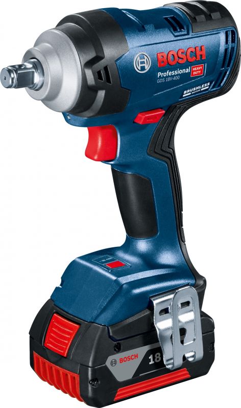 Гайковерт ударний Bosch GDS 18V-400, 18В, 2500об/хв, 400Нм, валіза, 1.25кг, без АКБ та ЗП