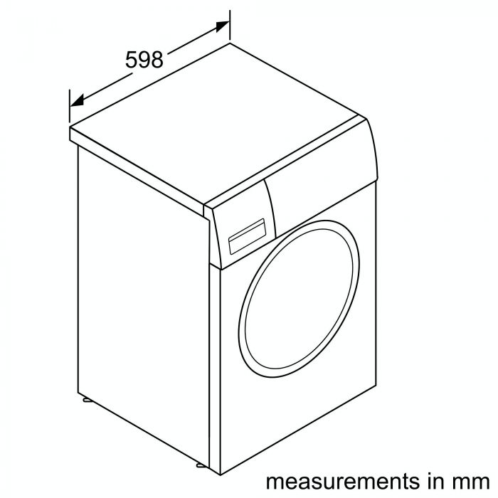 Пральна машина Siemens фронтальна, 10кг, 1600, A+++, 60см, дисплей, I-Dos, білий