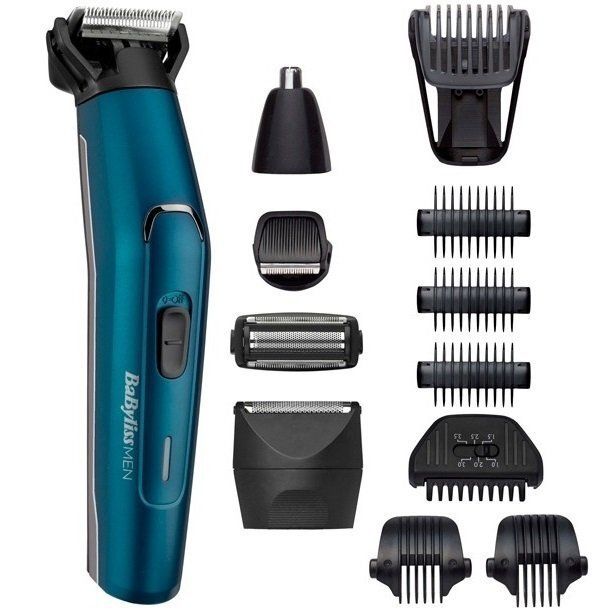 Набір для стрижки волосся Babyliss, MT890E, 12 насадок, cиній