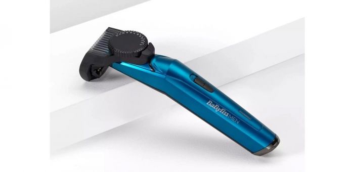 Тример для стрижки бороди Babyliss T890E, 1 насадка, футляр, синій