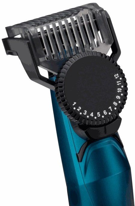 Тример для стрижки бороди Babyliss T890E, 1 насадка, футляр, синій