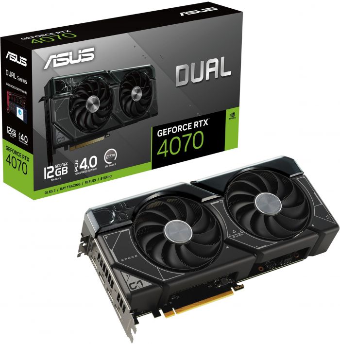 Відеокарта ASUS GeForce RTX 4070 12GB GDDR6X DUAL-RTX4070-12G