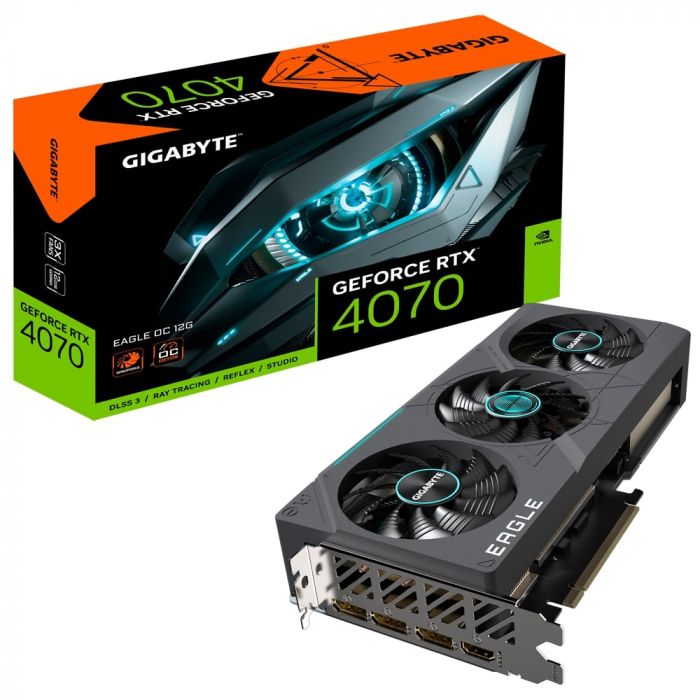 Відеокарта GIGABYTE GeForce RTX 4070 12GB GDDR6X EAGLE OC