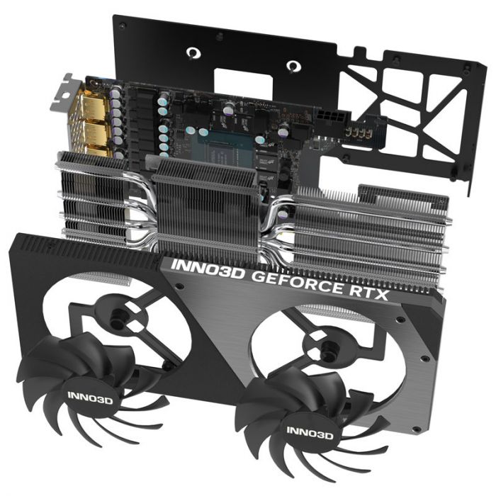 Відеокарта INNO3D GeForce RTX 4070 12Gb GDDR6X Twin X2