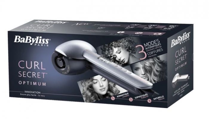 Щипці для завивки автоматичні Babyliss C1600E, 25 Вт, сірий