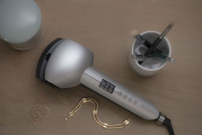 Щипці для завивки автоматичні Babyliss C1600E, 25 Вт, сірий