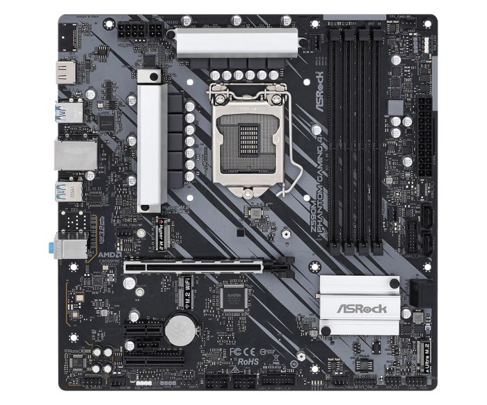 Материнська плата ASRock Z590M PHANTOM GAMING 4 s1200 Z590 4xDDR4 HDMI DP VGA mATX