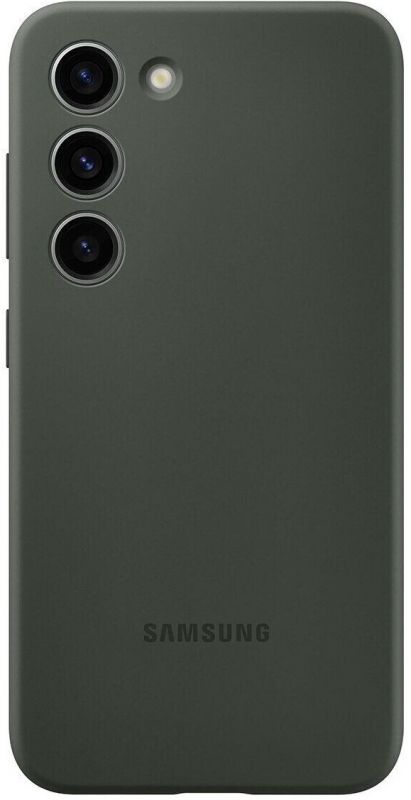 Чохол Samsung Silicone Case для смартфона Galaxy S23 (S911) Khaki