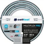 Шланг садовий Cellfast MULTIFLEX PRO 3/4" 30м, 6 шарів, до 35 Бар, -20…+65°C Шланг садовий Cellfast MULTIFLEX PRO 3/4" 30м, 6 шарів, до 35 Бар, -20…+65°C