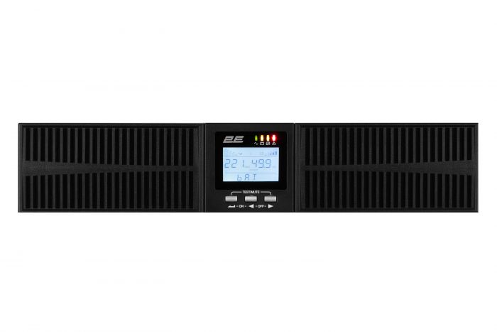 Джерело безперебійного живлення 2E SD6000RTL, 6kVA/6kW, RT4U, LCD, USB, на зовнішні АКБ,Terminal in&out