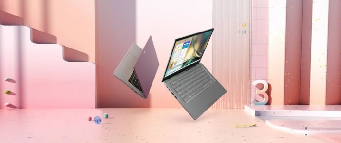 Ноутбук Acer Swift 3 SF314-44 14" FHD IPS, AMD R5-5625U, 16GB, F512GB, UMA, Lin, сріблястий