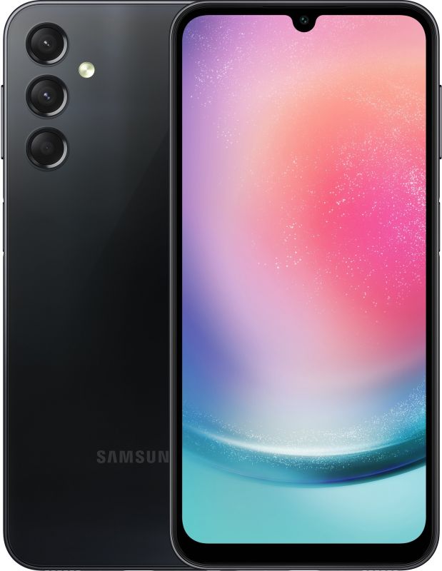 Смартфон Samsung Galaxy A24 (A245) 6.5" 6/128ГБ, 2SIM, 5000мА•год, чорний