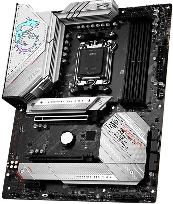 Материнcька плата MSI MPG B650 EDGE WIFI sAM5 B650 4xDDR5 M.2 USB HDMI DP WiFi BT ATX