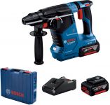 Перфоратор Bosch GBH 187-LI Professional акумуляторний, 2*18 В 5 Аг, SDS-Plus, 2.4 Дж, 980 об/хв, кейс, 2.9 кг Перфоратор Bosch GBH 187-LI Professional акумуляторний, 2*18 В 5 Аг, SDS-Plus, 2.4 Дж, 980 об/хв, кейс, 2.9 кг