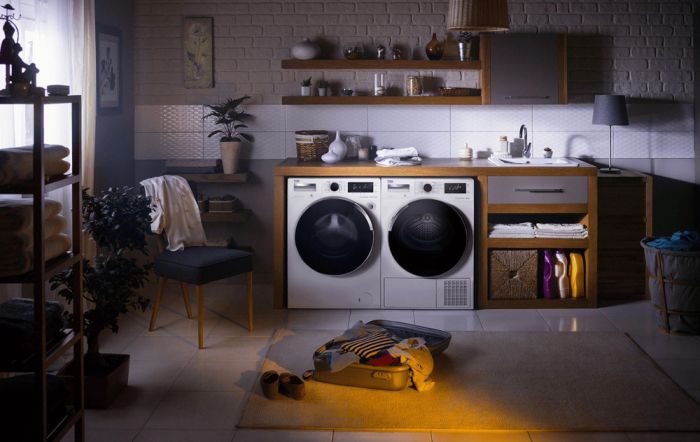 Пральна машина Beko фронтальна, 9кг, 1400, A+++, 55см, дисплей, SMART, ПАР, інв., білий