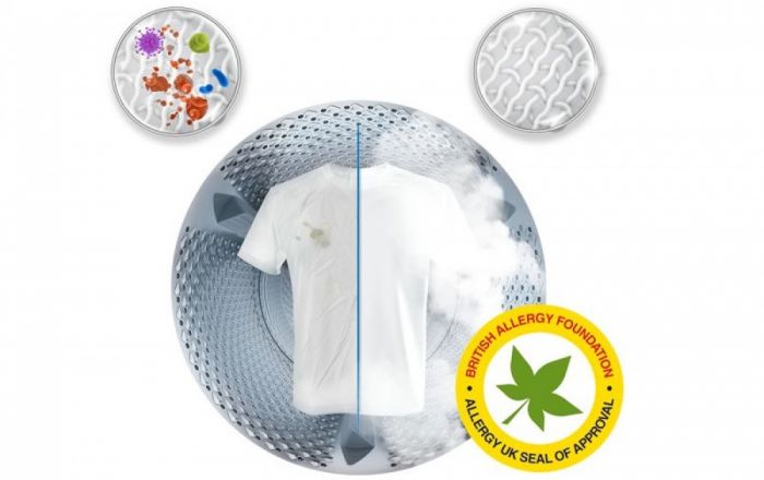 Пральна машина Beko фронтальна, 9кг, 1400, A+++, 55см, дисплей, SMART, ПАР, інв., білий