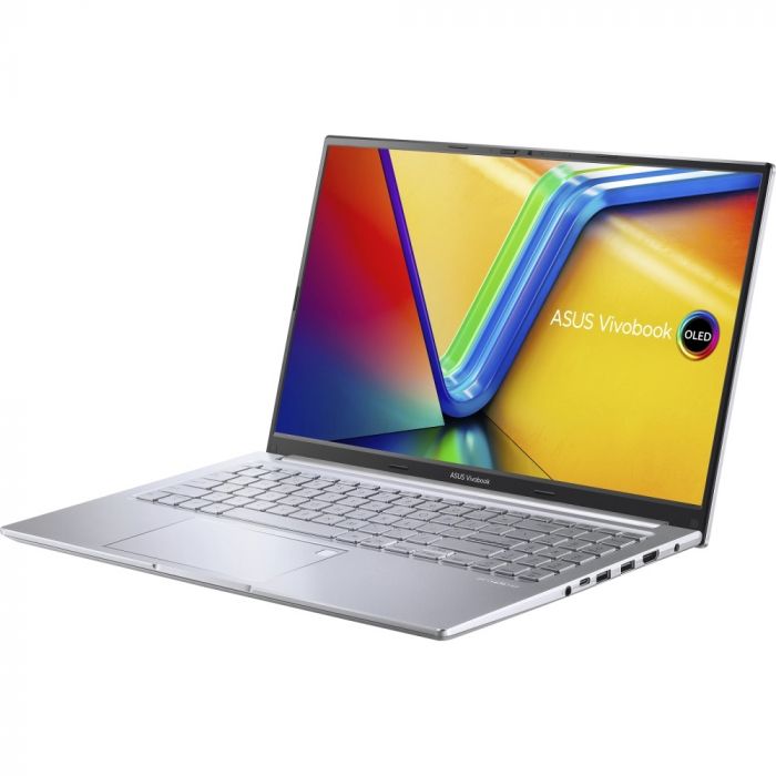 Ноутбук ASUS M1505YA-L1037 15.6" FHD OLED, AMD R5-7530U, 16GB, F512GB, UMA, NoOS, Сріблястий