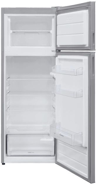 Холодильник Candy з верхн. мороз., 145x54х57, холод.відд.-171л, мороз.відд.-42л, 2дв., А++, ST, сріблястий