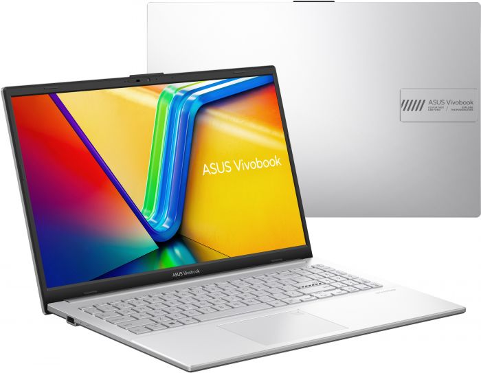 Ноутбук ASUS Vivobook GO E1504FA-BQ186 15.6" FHD IPS, AMD R3-7320U, 8GB, F256GB, UMA, NoOS, Сріблястий