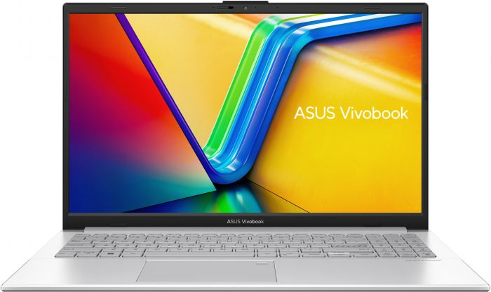 Ноутбук ASUS Vivobook GO E1504FA-BQ186 15.6" FHD IPS, AMD R3-7320U, 8GB, F256GB, UMA, NoOS, Сріблястий