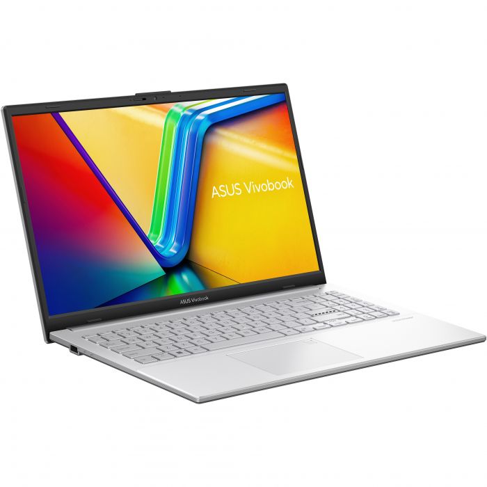 Ноутбук ASUS Vivobook GO E1504FA-BQ186 15.6" FHD IPS, AMD R3-7320U, 8GB, F256GB, UMA, NoOS, Сріблястий