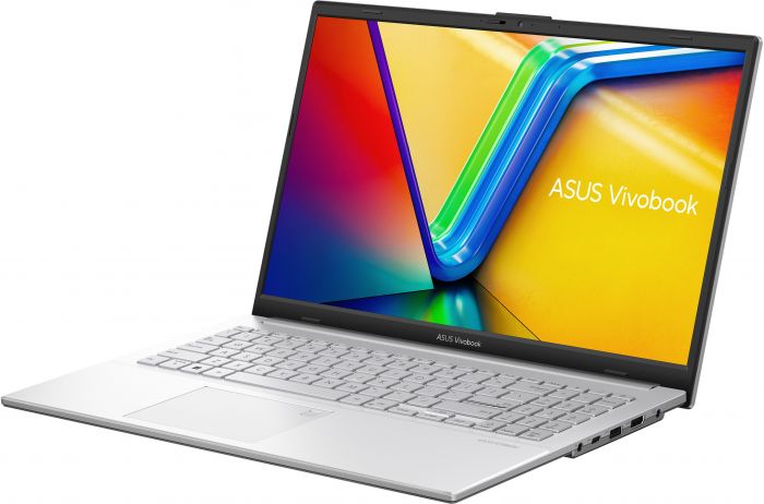 Ноутбук ASUS Vivobook GO E1504FA-BQ073WS 15.6" FHD IPS, AMD R5-7520U, 8GB, F512GB, UMA, Win11, Сріблястий