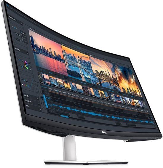 Монітор LCD 31.5" DELL S3221QSA 2xHDMI, DP, USB, MM, VA, 3840x2160, 99%sRGB, CURVED, FreeSync, HAS, HDR