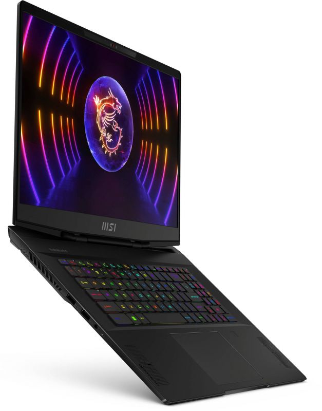 Ноутбук MSI Stealth Studio 17.3" QHD+, Intel i7-13700H, 32GB, F1TB, NVD4070-8, DOS, чорний