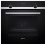 Духова шафа Siemens електрична, 66л, A, дисплей, конвекція, нержавіюча сталь