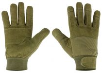 Рукавички тактичні Neo Tools, 100% поліестер та синтетична шкіра, р.9, оливковий