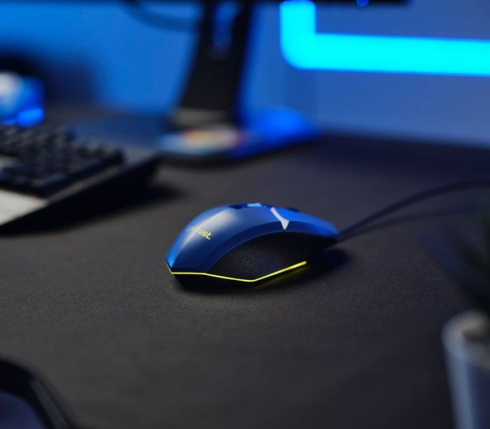 Миша Trust GXT 109 FELOX RGB Blue