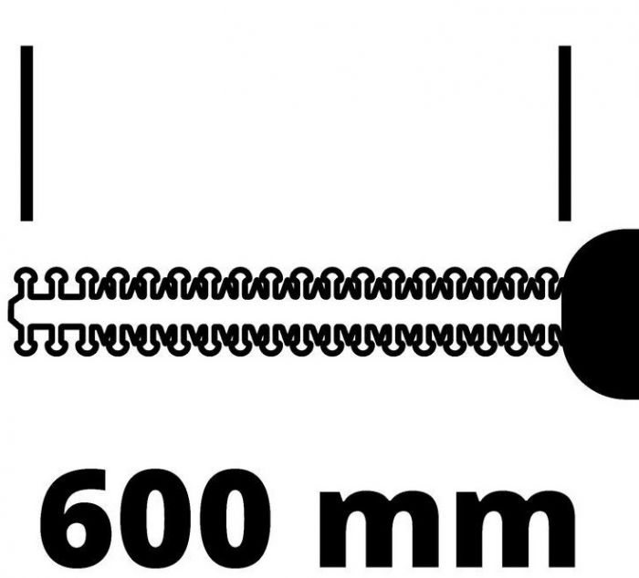 Кусторіз акум Einhell GE-CH 18/60 Li - Solo, 18В, PXC, 600 мм, 2.9 кг (без АКБ і ЗП)