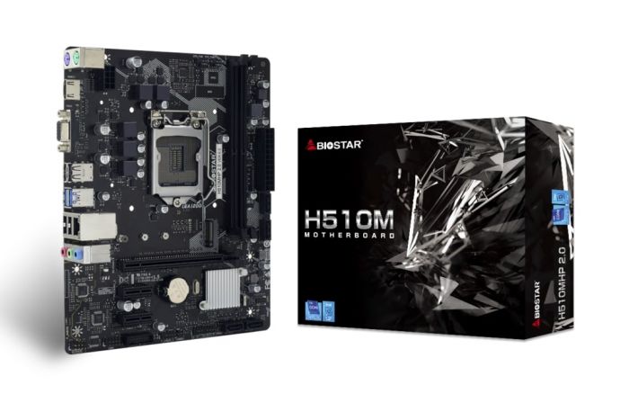 Материнська плата Biostar H510MHP 2.0 s1200 H510 2xDDR4 HDMI D-Sub mATX