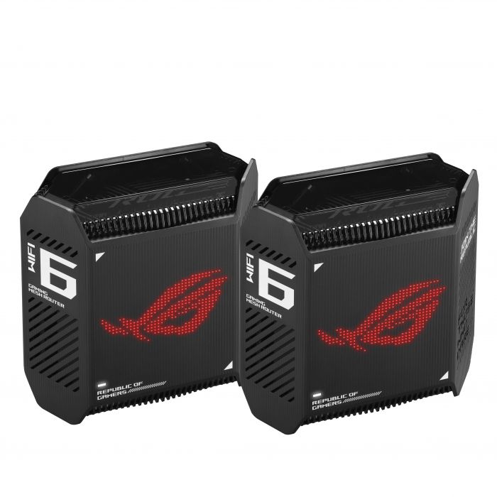 Маршрутизатор ASUS ROG Rapture GT6 1PK black AX10000 3xGE LAN 1x2.5GE WAN 1xUSB 3.2 g1 WPA3 OFDMA MESH