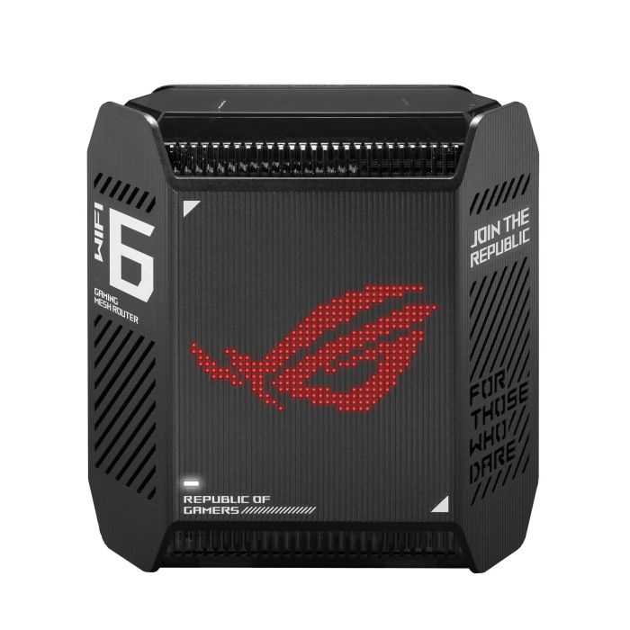 Маршрутизатор ASUS ROG Rapture GT6 1PK black AX10000 3xGE LAN 1x2.5GE WAN 1xUSB 3.2 g1 WPA3 OFDMA MESH