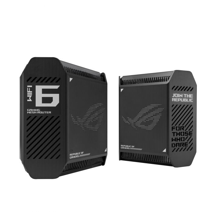 Маршрутизатор ASUS ROG Rapture GT6 2PK black AX10000 3xGE LAN 1x2.5GE WAN 1xUSB 3.2 g1 WPA3 OFDMA MESH