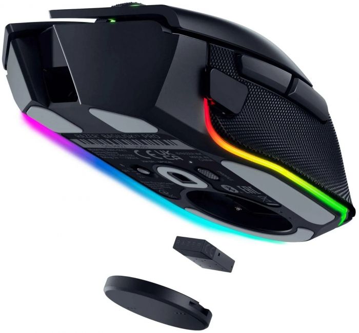 Миша Razer Basilisk V3 Pro, RGB, USB-A/WL/BT, чорний