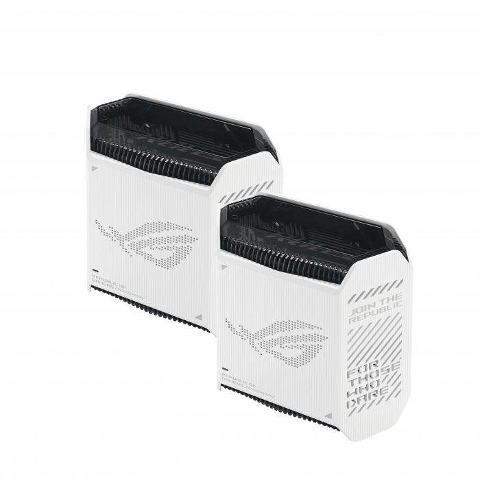 Маршрутизатор ASUS ROG Rapture GT6 2PK white AX10000 3xGE LAN 1x2.5GE WAN 1xUSB 3.2 g1 WPA3 OFDMA MESH