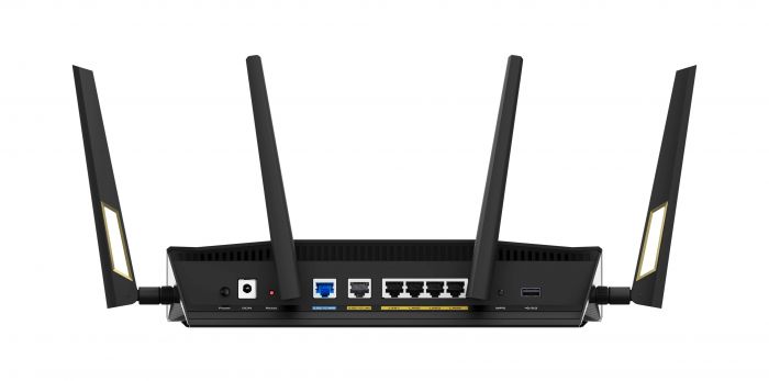 Маршрутизатор ASUS RT-AX88U PRO AX6000 4xGE LAN 2.5xGE WAN 1x2.5GE WAN/LAN 1xUSB3.2 1xUSB2.0 MU-MIMO OFDMA MESH