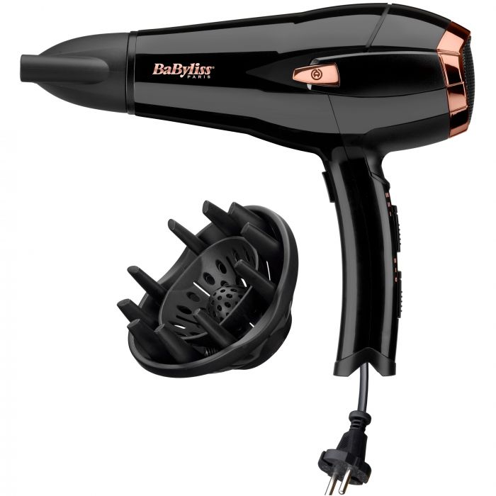 Фен BaByliss D373E, 2000Вт, змотування шнур. чорний