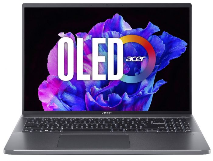 Ноутбук Acer Swift Go 16 SFG16-71 16 3.2K OLED, Intel i5-13500H, 16GB, F512GB, UMA, Win11, сірий