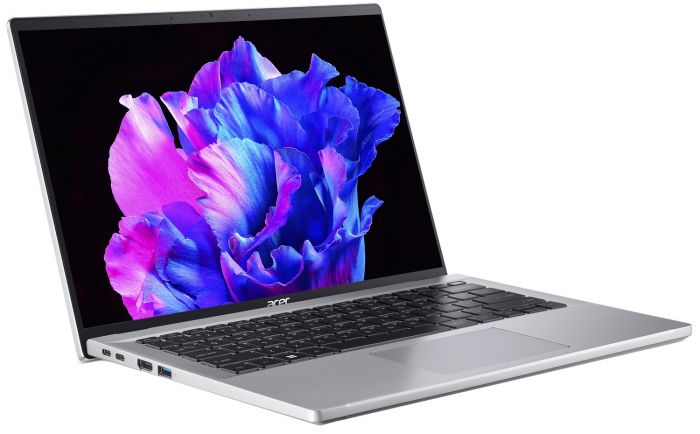 Ноутбук Acer Swift Go 14"  SFG14-71 14"  2.8K OLED, Intel i7-13700H, 16GB, F1TB, UMA, Win11, сріблястий