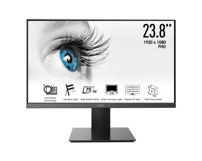 Монітор LCD 23.8" MSI PRO MP241X D-Sub, HDMI, VA, 75Hz, 4ms, 105%sRGB