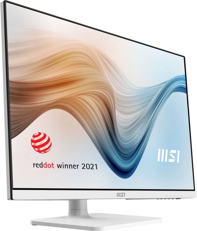 Монітор LCD 27" MSI Modern MD272QPW HDMI, DP, USB-C, 2xUSB, MM, IPS, 2560x1440, 75Hz, 4ms, 95%sRGB, Pivot, White