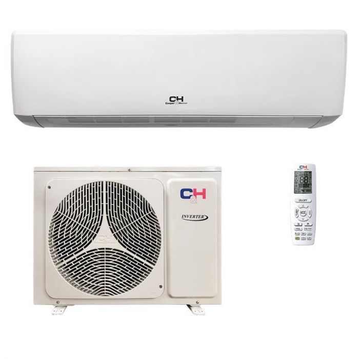 Кондиціонер Cooper&Hunter Vital Inverter CH-S24FTXF2-NG, 70 м2, інвертор, A++/A+, до -15°С, Wi-Fi, R32, білий