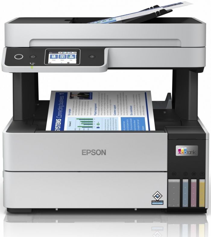 БФП ink color A4 Epson EcoTank L6490 37_23 ppm Fax ADF Duplex USB Ethernet Wi-Fi 4 inks Pigment