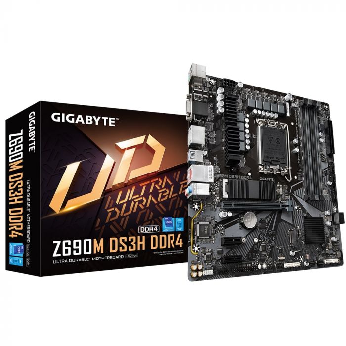 Материнська плата GIGABYTE Z690M s1700 Z690 4xDDR4 HDMI DP ATX