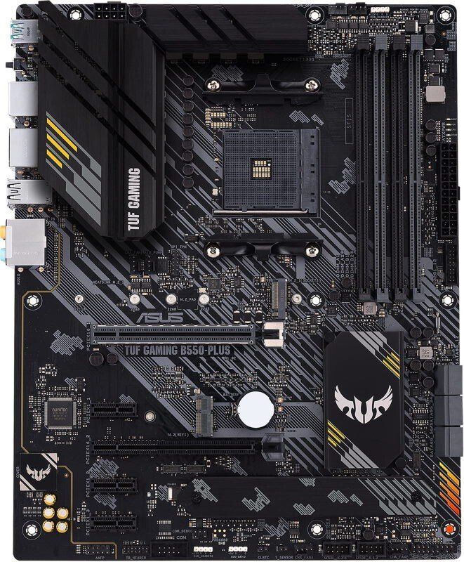 Материнcька плата ASUS TUF GAMING B550-PLUS sAM4 B550 4xDDR4 M.2 HDMI DP ATX