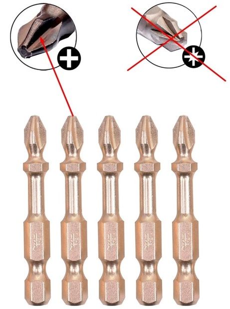 Насадка магнітна Makita B-42488 Mag booster з набором біт PH2 (5 шт.)