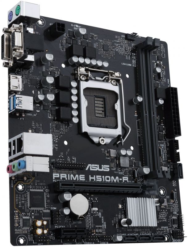 Материнcька плата ASUS PRIME H510M-R-SI s1200 H510 2xDDR4 HDMI DVI D-Sub mATX White BOX WITH ACCESSORY